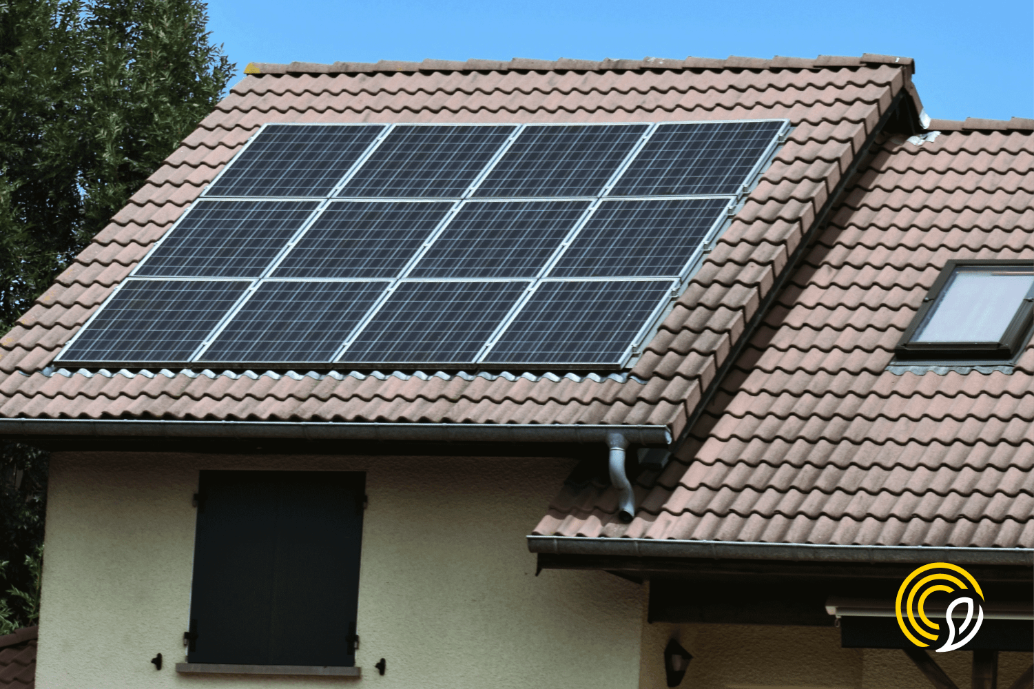 Tilting of solar panels