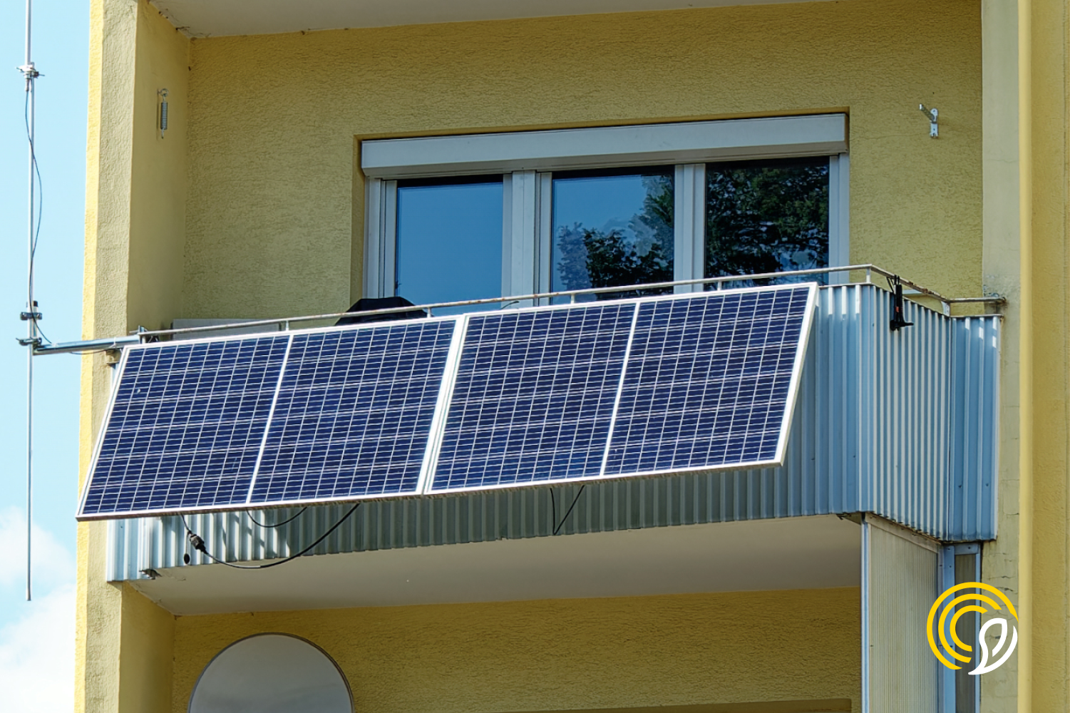 Solar panels on balconies. Is it possible?
